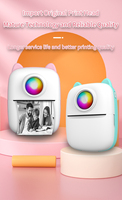 Printer Mini Multifungsi Printer Foto Termal Mini Antarmuka USB Bertenaga Baterai Multifungsi Portabel untuk Ponsel