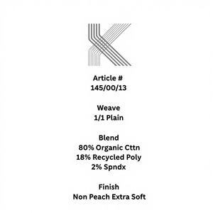 Tela Elástica de Algodón Orgánico Popelín de Primera Calidad |   Peso medio para pantalones, chaquetas y bolsos - Product Image 6