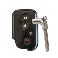 Carcasa Universal para Llave Le-xus de 2/3/4 Botones, Repuesto para Llave de Coche/SUV, Compatible con Lonsdor LT20-01/CK TOM-O-02 PCB