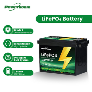 แบตเตอรี่ลิเธียมโซลาร์เซลล์ 12V 200Ah แบบ Deep Cycle สำหรับระบบพลังงานสำรองในบ้านแบบออฟกริด - Product Image 1