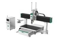 Routeur CNC 5 axes 1325 ATC le plus populaire pour la sculpture 3D rotative et la fabrication de sculptures 3D sur bois et mousse