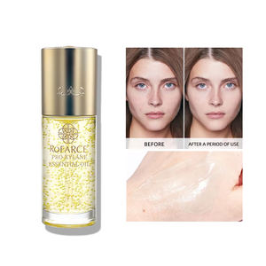 Sérum de taches sombres de ginseng d'or 24 carats de marque privée huile essentielle de racine de ginseng resserrer l'hydratation anti-âge avec du polypeptide - Product Image 1