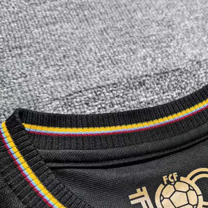 2526 futbol takımı 100% Polyester futbol forması oyuncu versiyonu nefes futbol tişörtü OEM hizmeti yaz sonbahar Unisex - Product Image 3