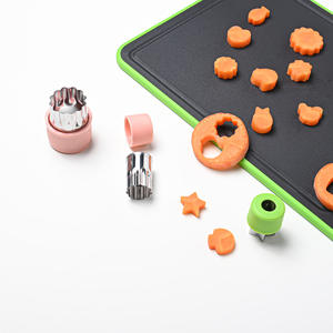 Ensemble de 12 emporte-pièces verts ronds pour la pâtisserie, motif fruits, faciles à démouler, résistants au four - Product Image 3