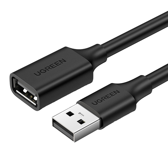 For USB 2.0 Extension Cable with Phone Holder 1m PVC Male to Female Pure Copper Conductor Cable
