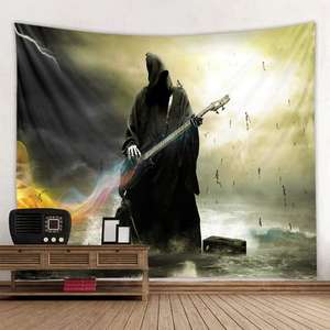 Tissu de revêtement mural Halloween bannière décoration centre commercial parc d'attractions extérieur banderole jardin fond - Product Image 6