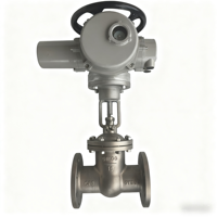 Vanne à boisseau sphérique électrique en acier inoxydable Z941W-16P DN100 220V/380V Utilisation dans l'industrie chimique
