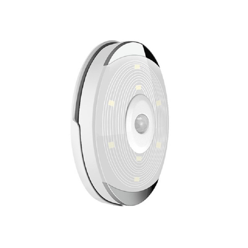 Светодиодный светильник с пассивным ИК датчиком движения для кухни, ночник с питанием от аккумулятора для шкафа, освещение для лестницы, чулана, гардероба, светодиодное освещение для шайбы, теплый белый свет