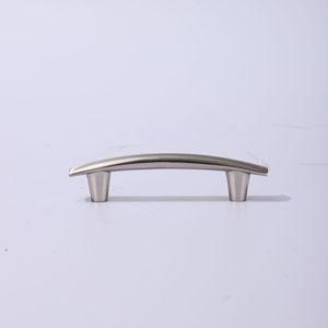 Manija de Acero Inoxidable para Gabinete, Curva, Doble Orificio, Minimalista, Antioxidante, Accesorio de Ferretería - Product Image 2