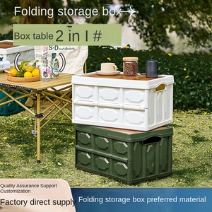 Складные пластиковые ящики ZY2001 для хранения, штабелируемые, для дома, спальни, складные корзины, органайзеры для игрушек, ящики для кемпинга - Product Image 2