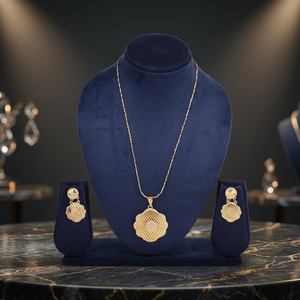 Juego de Joyería de Latón al por Mayor, Colgante de Moda, Juego de Colgantes de 14K, 18K, 24K para Mujer, Joyería de Diseño Tradicional, Oro Joyería - Product Image 2