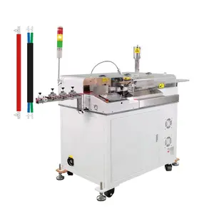 EW-22F Cable AWG#32-18 stripping and terminal crimping dipping machine 110V 220V Automatic twisting wires making Machine