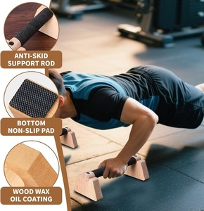 Barras de Ejercicio CHENGMO SPORTS de 20-50 cm, Soporte para Flexiones, Barras Paralelas de Madera Maciza para Ejercicios de Brazos y Músculos - Product Image 4