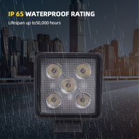 Barre de lumière de travail à LED 12V 24V pour voiture lampe antibrouillard blanche 4x4 route moto tracteurs feux de conduite blanc carré projecteur