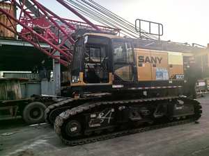 Grúa sobre orugas SANY SCC750 usada de 75 toneladas para construcción portuaria, usada en Vietnam, se vende muy bien - Product Image 6