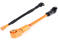 Kabel Harness Pembumian Fotovoltaik Surya dengan Konektor Tembaga dan Penjepit Buaya untuk Keamanan Rak Panel Surya, Komputer, Sepeda Motor, PBT
