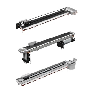 มอเตอร์เฟดเดอร์ SOUNDWELL SM10004NKA1A-HA1 ขนาด 100 มม. โพเทนชิโอมิเตอร์แบบเลื่อนด้วยมอเตอร์ สำหรับมิกเซอร์ ปรับระดับเสียง โพเทนชิโอมิเตอร์แบบฟิล์มคาร์บอน 10K - Product Image 1