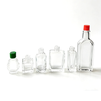 Flacon en verre vide de 3 ml et 7 ml pour baume au menthol, huile de carthame, huile médicinale contre le vent, avec bouchon à vis rouge et vert, sérigraphié, MOQ 100 pièces