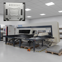 Machine de poinçonnage à tourelle CNC entièrement électrique automatique certifiée CE, 24/32 stations, pour le traitement de l'acier au carbone et de l'acier inoxydable