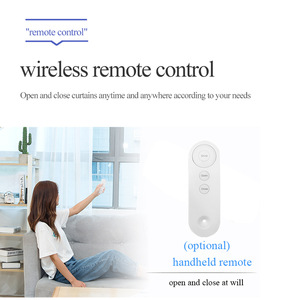 Smart Curtain Motor Electric With Built In Rechargeable Battery Remote Control For Track Free Installation Home Automation - Product Image 3