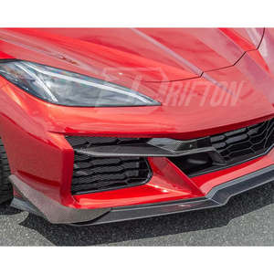 ชุดแต่งคาร์บอนไฟเบอร์สำหรับช่องระบายอากาศกันชนหน้า Chevrolet Corvette C8 Z06 Z07 & E-Ray ปี 2020-2026 - Product Image 2