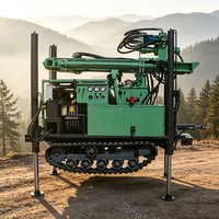 Mikton Foreuse pneumatique sur chenilles à profondeur de forage réglable MKDQZ-160 pour puits d'eau, adaptée à diverses conditions géologiques