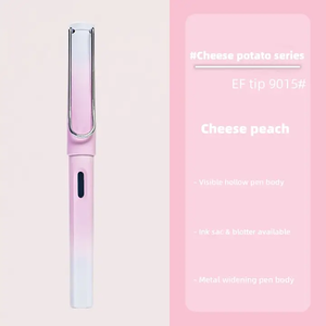 <span class=keywords><strong>Pluma</strong></span> de color degradado con punta electrónica de 0,5/0,38mm, EF-tip <span class=keywords><strong>pluma</strong></span> <span class=keywords><strong>estilográfica</strong></span> de tinta, bolígrafo de regalo de promoción de escritura de caligrafía - Product Image 5