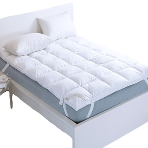 3-5cm hauteur 100% coton 233TC <span class=keywords><strong>Tissu</strong></span> <span class=keywords><strong>anti</strong></span>-<span class=keywords><strong>duvet</strong></span> 700gsm microfibre Surmatelas - Product Image 1