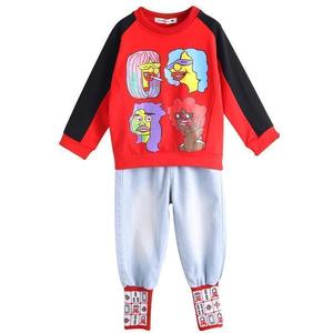 Ropa Infantil al por Mayor: Jeans de Niña con Diseño de Ángeles, Nueva Tendencia de Moda, Camisetas de Marca con Detalles en Bambú - Product Image 1