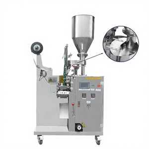 Máquina Automática Eléctrica para Llenado Vertical, Envoltura, Sellado y Grabado en Relieve de Bolsas Interiores y Exteriores para Té, con Motor de Alta Precisión Controlado por PLC, de Plástico - Product Image 1