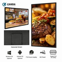 32 43 49 55 İnç LCD Reklam Ekranı 4K TV Video Paneli Duvara Monte Dijital Tabela Android Dokunmatik Ekran Monitörü