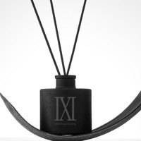 Flacon diffuseur de parfum en verre noir mat de luxe, cylindre court, 100/150/200 ml, vide, pour emballage de parfum d'ambiance domestique