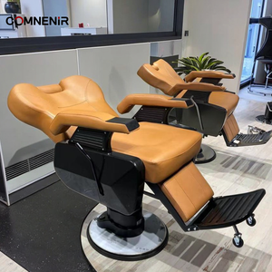 Luxuriöser Friseurstuhl Friseursalon Spezial Hebe- und Liegefunktion Friseurstuhl Netz-Rot Friseursalon Hocker Schneidestuhl Fabrik Großhandel - Product Image 6