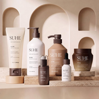 Ensemble d'emballages de luxe personnalisés pour soins de la peau : tube, flacon pompe, flacon compte-gouttes, pot 500ml, 250ml, 150ml, 50g avec boîte cadeau