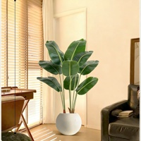 Plantes artificielles H485, arbres, plantes oiseau de paradis, décorations de sol de luxe pour salon, plantes en pot, décoration de paysage
