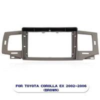 Autoradio Android GPS Meihua 9 pouces avec écran tactile, lecteur CD, kits de garniture de tableau de bord pour TOYOTA COROLLA EX 2002-2006, faisceau de câblage