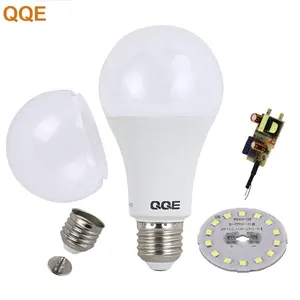 E27/B22 SKD or CKD DOB or constant current IC driver led bulb for led lighting with PC cover and PBT aluminum radiator base