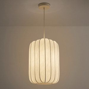 Lustre moderne minimaliste en soie, forme ovale, E27, à six têtes, pour salon, chambre à coucher, bureau - Product Image 2