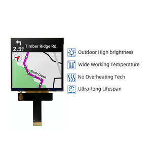 หน้าจอความสว่างสูง3.4นิ้ว480x480 MIPI จอแสดงผล LCD ขนาด1000nits IPS TFT สำหรับ PDA มือถือ - Product Image 2