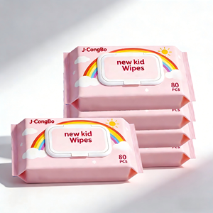 J.CongBo Lingettes humides personnalisées à prix abordable et ultra douces, échantillons gratuits, fabricant professionnel de lingettes humides en provenance de Chine - Product Image 1