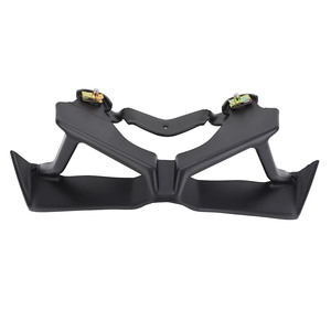 Alerón Delantero para Motocicleta, Color Negro, Aumenta la Estabilidad, Kit de Alerón Aerodinámico para <span class=keywords><strong>MT</strong></span>-<span class=keywords><strong>09</strong></span> <span class=keywords><strong>SP</strong></span> 2017 a <span class=keywords><strong>2020</strong></span> - Product Image 5
