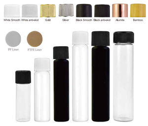 Tube en verre borosilicate de qualité alimentaire D25*H115mm, tube en verre transparent avec système de sécurité enfant - Product Image 5