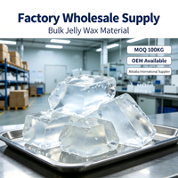Cire de gelée transparente de qualité supérieure, cire de gel cristalline pour la fabrication de bougies, fournitures de bricolage, fabricant en gros