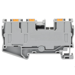 6-TWIN 3211929 1 เข้า 2 ออก เทอร์มินัลบล็อกแบบฟีดทรู ต่อสายง่าย โครงสร้างกะทัดรัด สำหรับกล่องรวมสายและเชื่อมต่อมอเตอร์ - Product Image 4