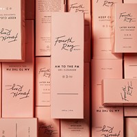 Boîte cosmétique rose personnalisée en papier couché pour l'emballage de cosmétiques, crème pour le visage et les yeux, rouge à lèvres, gloss à lèvres