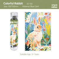 Offre Spéciale : Puzzle de poche en papier de 150 pièces, mini-puzzle en tube à essai, paysage panoramique, pour enfants et adultes