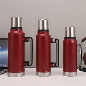 Bouteille d'eau en acier inoxydable 1,0 L 1,4 L 1,9 L, gourde isotherme sous vide pour sports de plein air, voyage, camping, randonnée - Product Image 6
