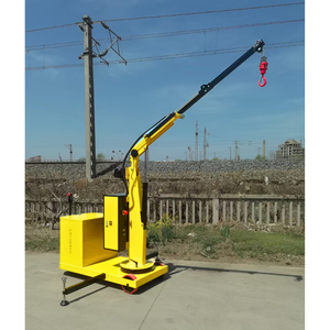 Xách tay có thể gập lại truy cập cân bằng tầng mini cần cẩu điện di động di động sàn Hướng dẫn sử dụng cửa hàng cần cẩu - Product Image 2