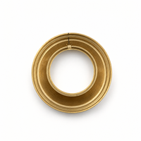 OEM Custom Precision CNC Turned Brass Slit Ring Split Retaining Ring Torus Seal Spacer Industrial Equipment Parts