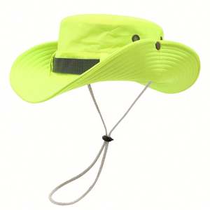 Chapeau Bob Unisexe Fluorescent pour Printemps-Été – Nouveau Chapeau de Soleil Sportif d'Extérieur pour Voyage et Quotidien - Product Image 5